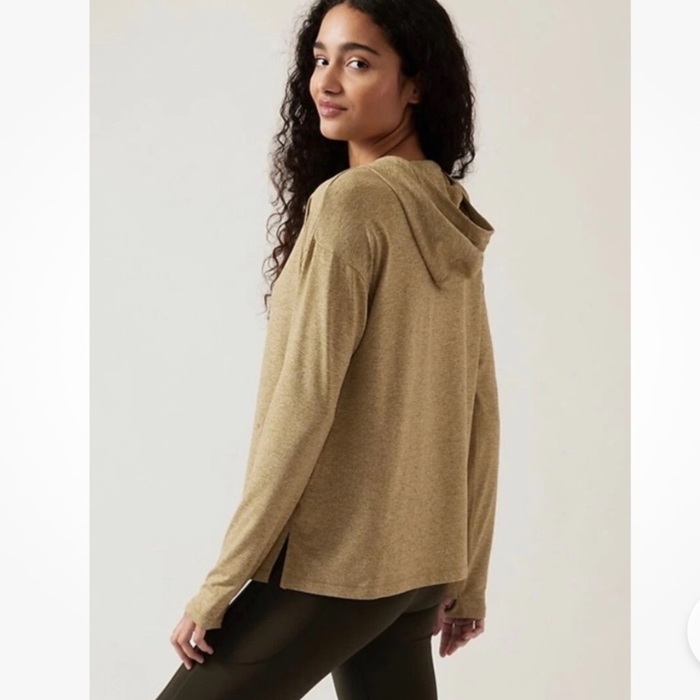 Athleta golden Uptempo Hooded Sweatshirt